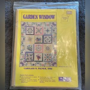 Garden Window Quilt Pattern by Carolann M. Palmer, That Patchwork Place